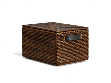 BASKET BOX - Rattan Make-up holder by DECOR WALTHER - view 3